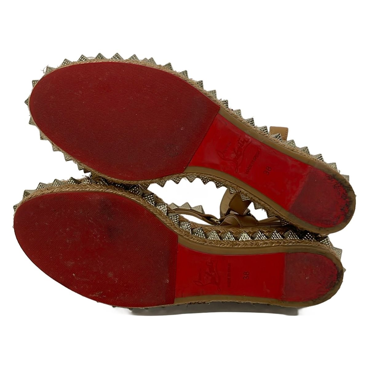 CHRISTIAN LOUBOUTIN(クリスチャンルブタン) サンダル 38 レディース