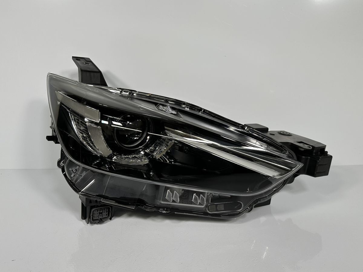 CX-3 DK5FW DK5AW 後期 純正 右ヘッドライトAssy LED インナーブラック 