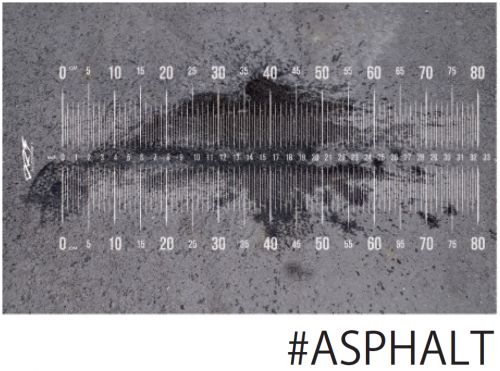 ASPHALT DRT BLACKOUT MEASURING SHEET XL ブラックアウトメジャーシート