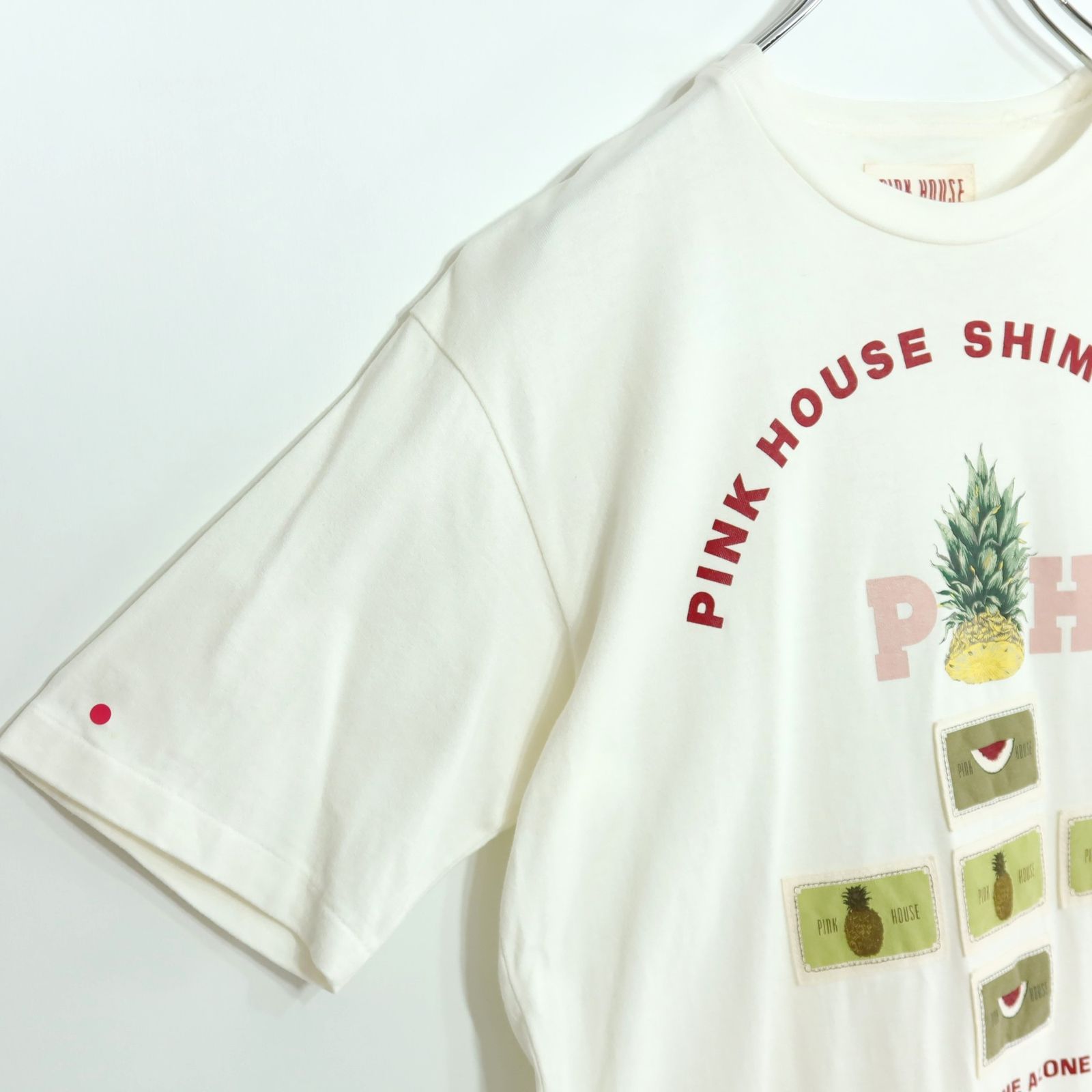 ピンクハウス☆パイナップル ブランドロゴ ワッペンいっぱい