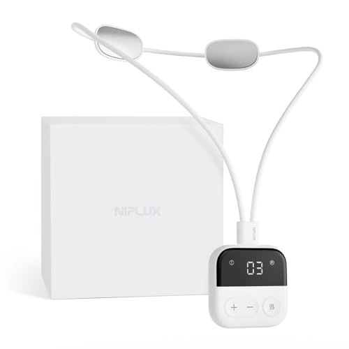 NIPLUX NECK RELAX LOOP 【めざましどようびで紹介】 首 肩 EMS 温熱 ネックケア 充電式 コンパクト 軽量 リラクゼーション器 リラックスグッズ ネックウォーマー ネックリラックス クリスマス 誕生日 プレゼント ギ 418ed7f9