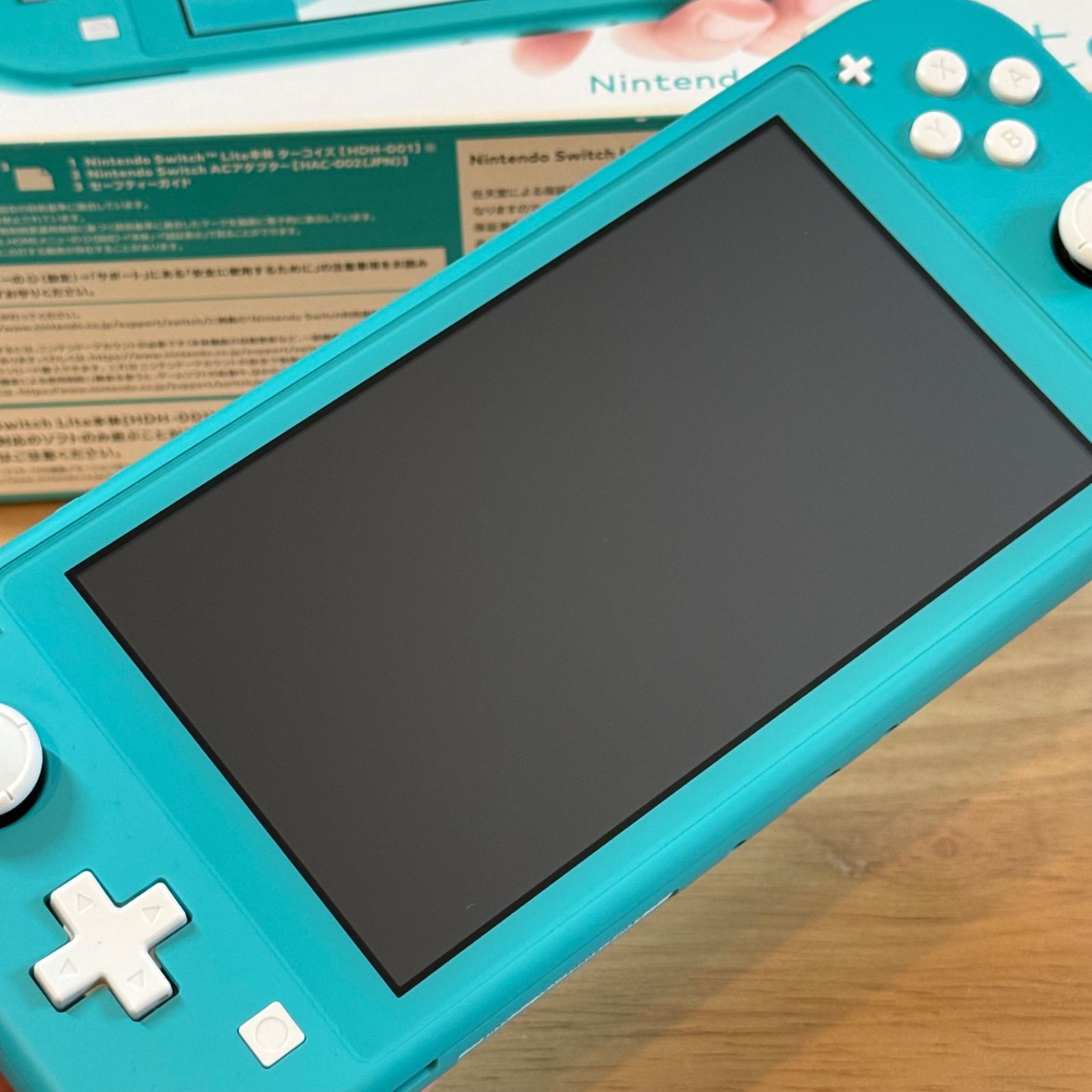 5-089【液晶美品】Switch LITE ターコイズ 箱付き 完動品 - メルカリ