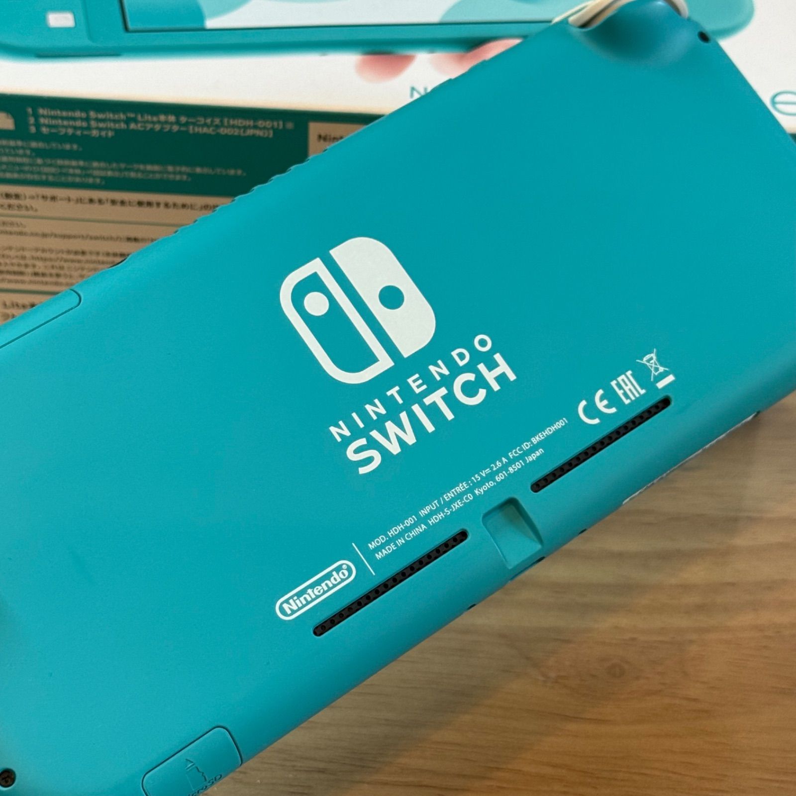 5-089【液晶美品】Switch LITE ターコイズ 箱付き 完動品 - メルカリ