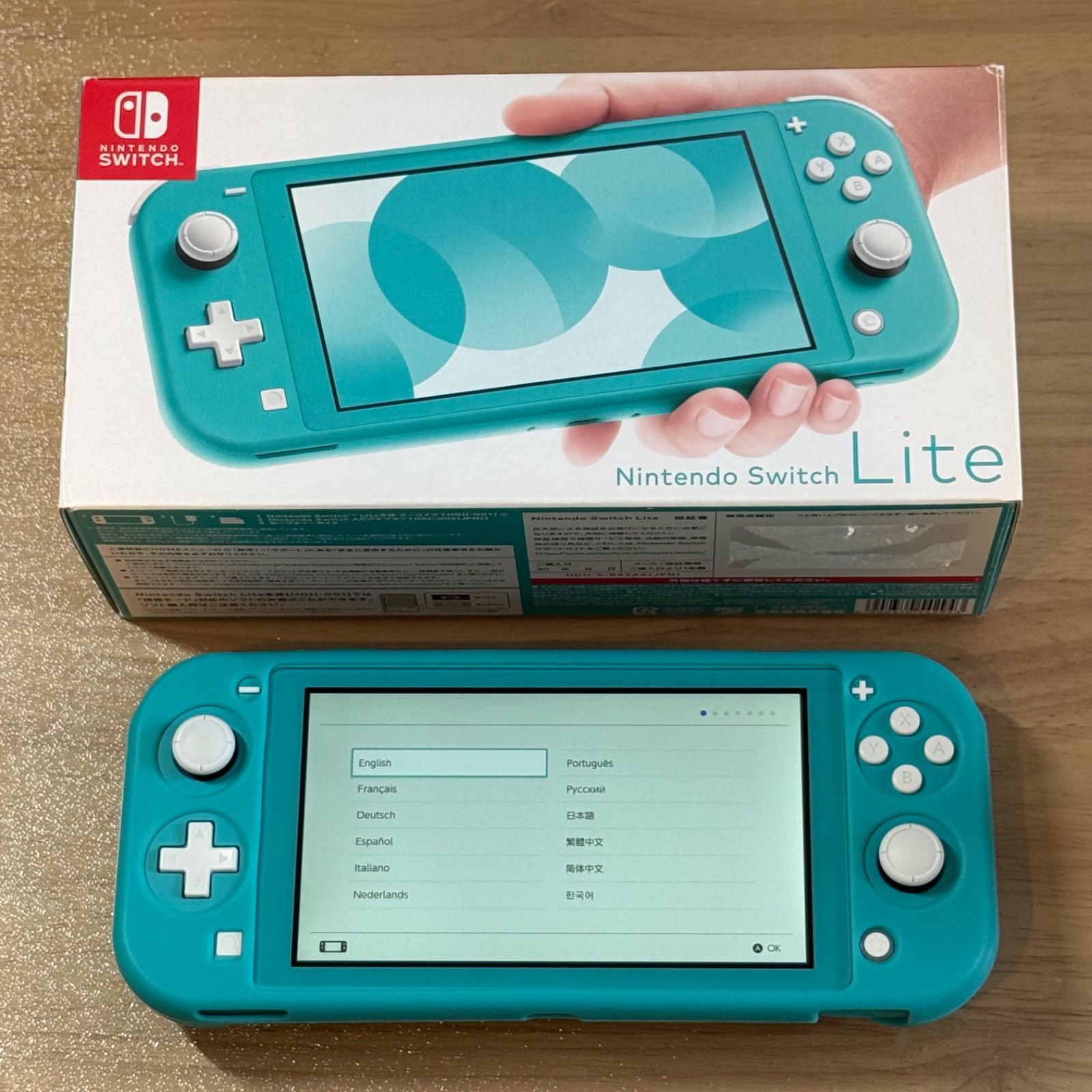 ★箱付き完動品★Nintendo Switch Lite ターコイズ中古 5-089【液晶美品】Switch LITE ターコイズ 箱付き 完動品 - メルカリ