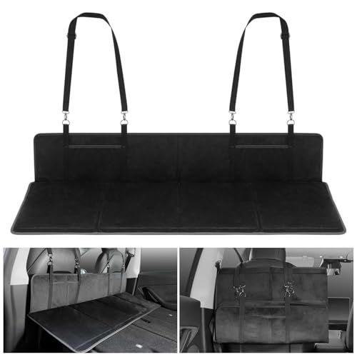GIMUYA 車中泊 マット 後部座席 隙間埋め 折りたたみ式 アウトドア キャンプ マット 車載 ベッドキット 収納ポケット付き コンパクト収納 取付簡単 洗える可能 取り外し可能 軽量 快適 耐久性 グッズ カー用品 軽自動車 SUV M 079665dd