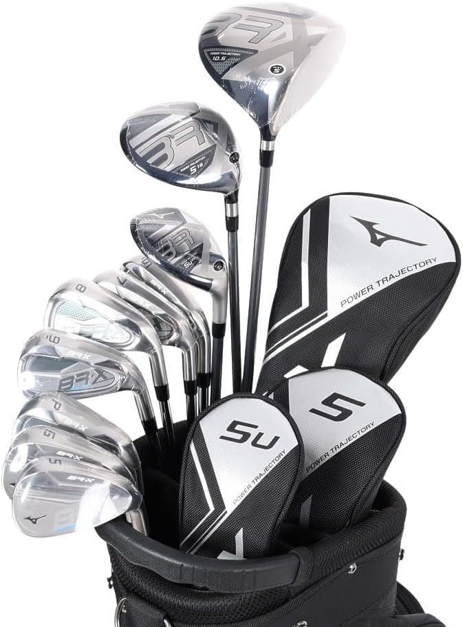 ミズノ（MIZUNO） BR-Xフルセット 10本(DR、FW5、UT5、I6～I9、PW、GW、SW) BR-X オリジナルシャフト（R/Men's）