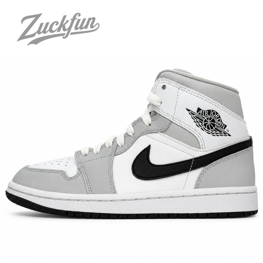 NIKE AIR JORDAN 1 MID GREY FOG WHITE BLACK エア ジョーダン 1 