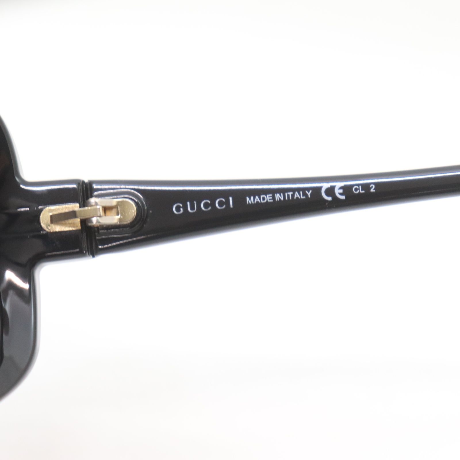 【極美品】GUCCI グッチ メガネ インターロッキング シェリーライン 度入り ITTGPMMSKWY0 GUCCI グッチ サイド インターロッキング金具 シェリー