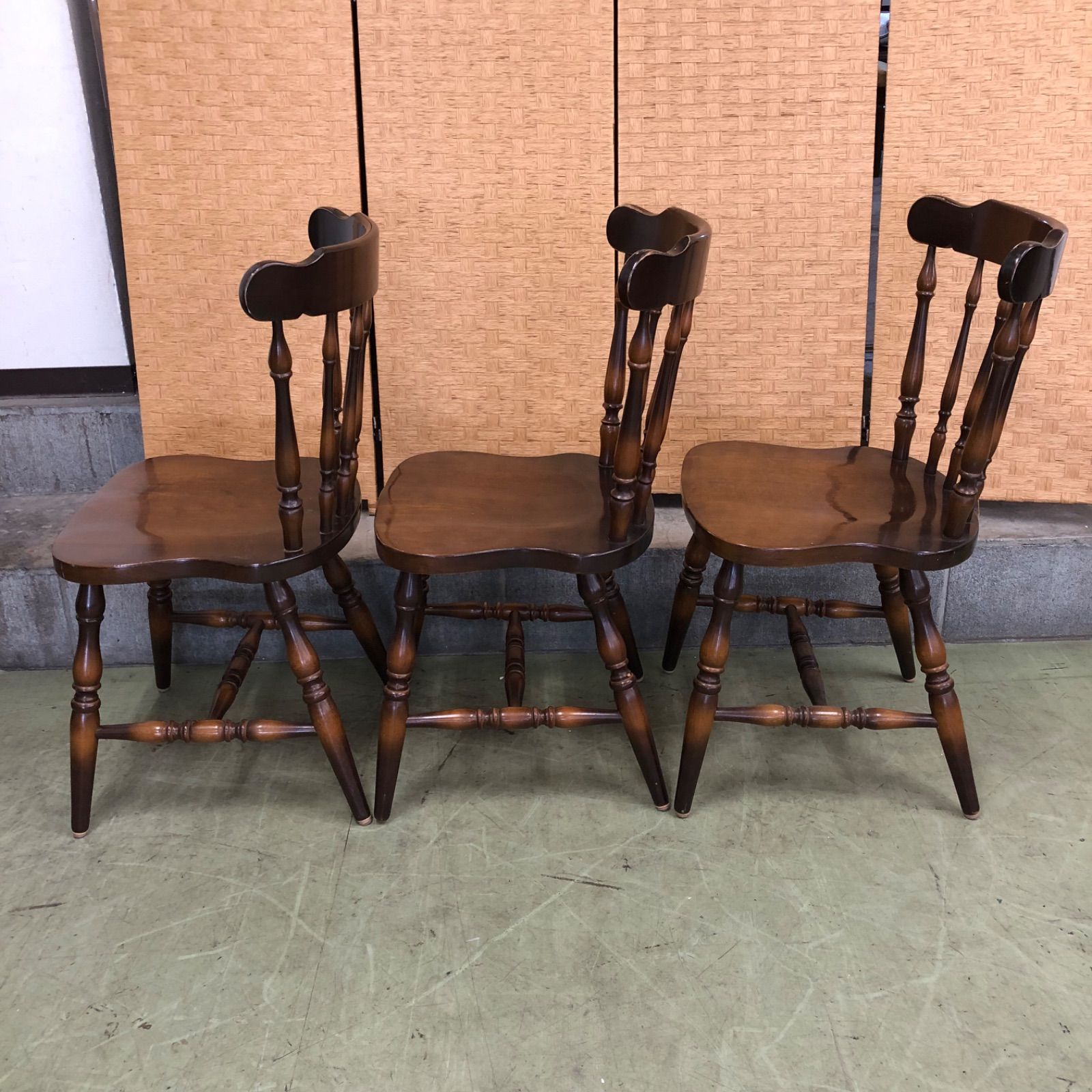 ○【値下げ交渉可能】飛騨産業 キツツキ ダイニングテーブル&チェア