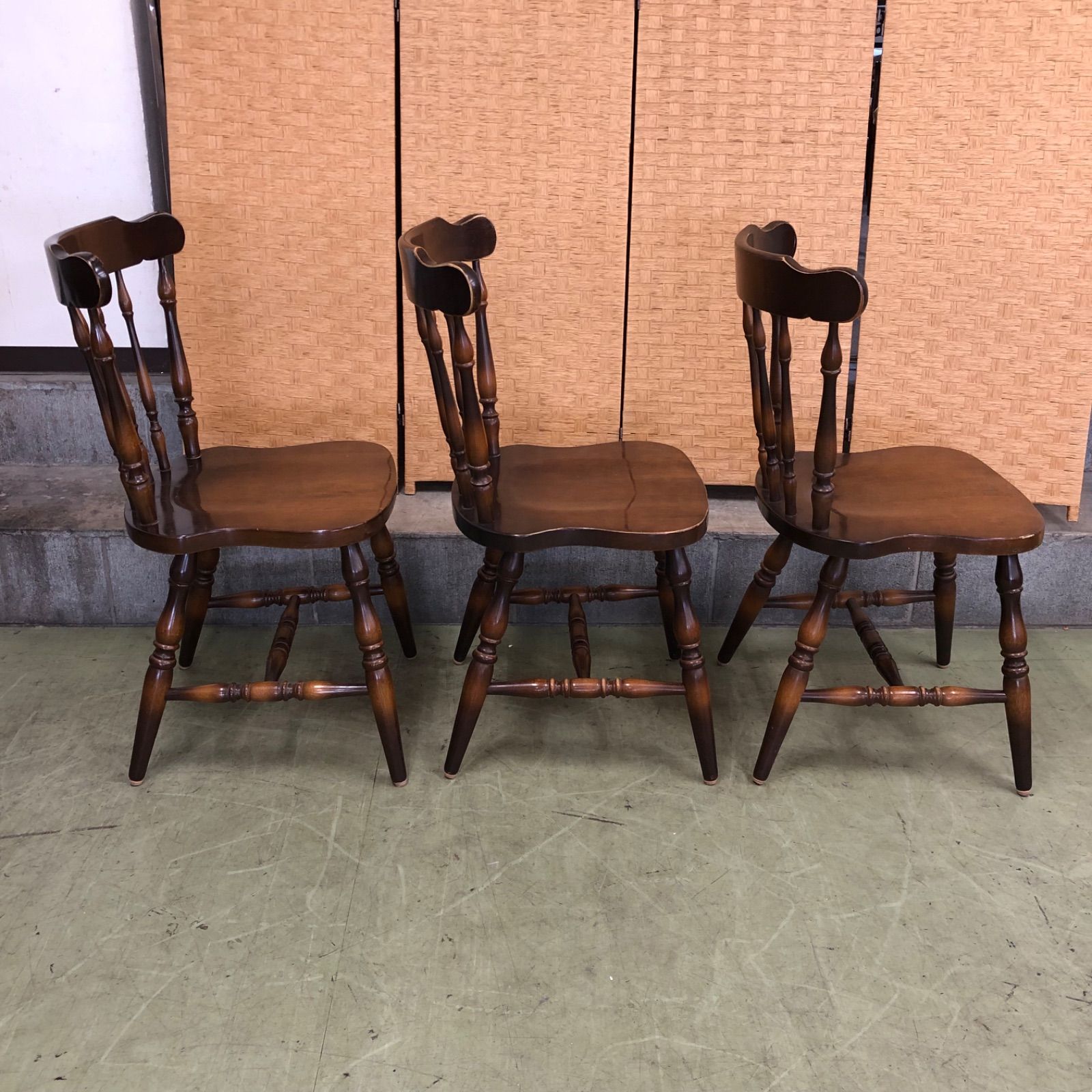 ○【値下げ交渉可能】飛騨産業 キツツキ ダイニングテーブル&チェア