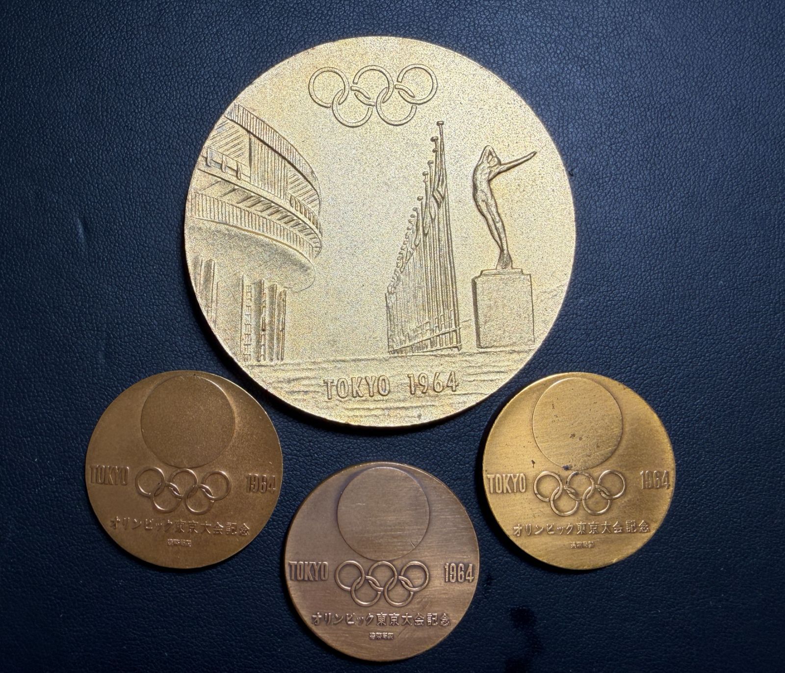 東京五輪1964年記念メダル 丹胴 希少 1964年 東京オリンピック記念 メダル (丹銅金メッキ)｜Yahoo