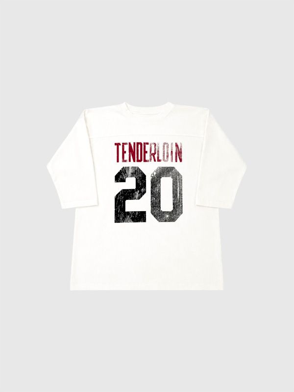 TENDERLOIN テンダーロイン Tシャツ フットボール 7分袖 ナンバリング