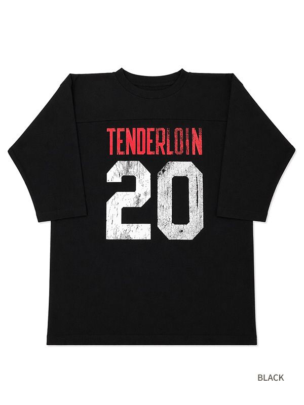 TENDERLOIN テンダーロイン Tシャツ フットボール 7分袖 ナンバリング