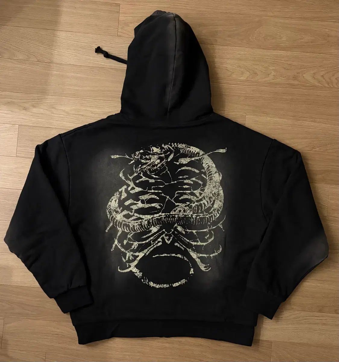 ETCE SNAKE BONE REVERSIBLE HOOD ZIP UP 10,168円