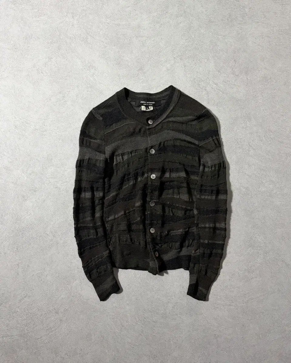 10FW ジュンヤワタナベマン カモフラージュ ニット カーディガン