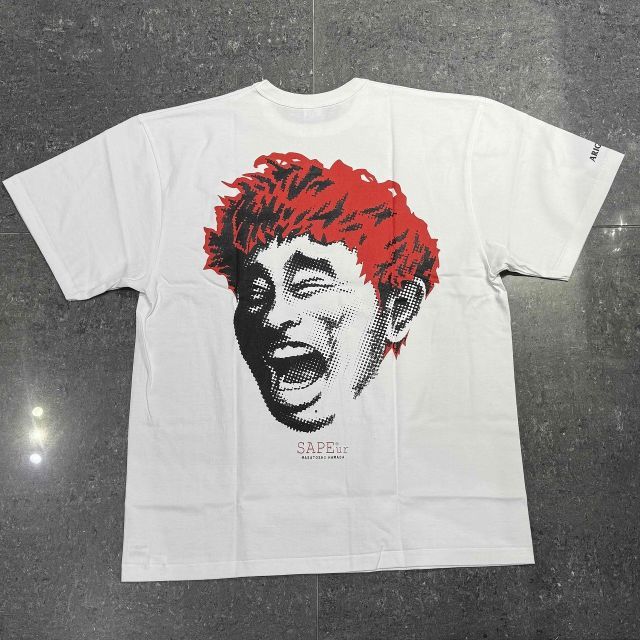 SAPEur MASATOSHI HAMADA SMILE HEAD TEE SIZE-L サプール 浜田雅功