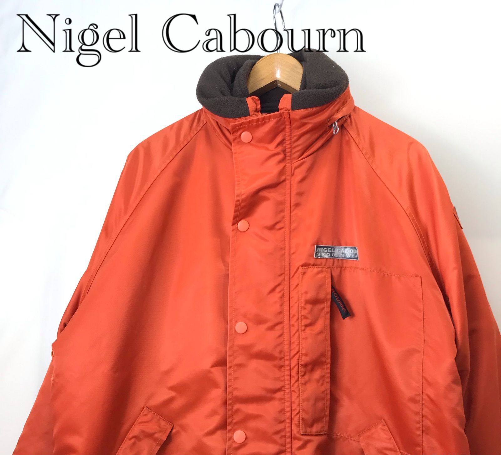 Nigel Cabourn ナイジェルケーボン オレンジ ナイロンジャケット メンズ _266023