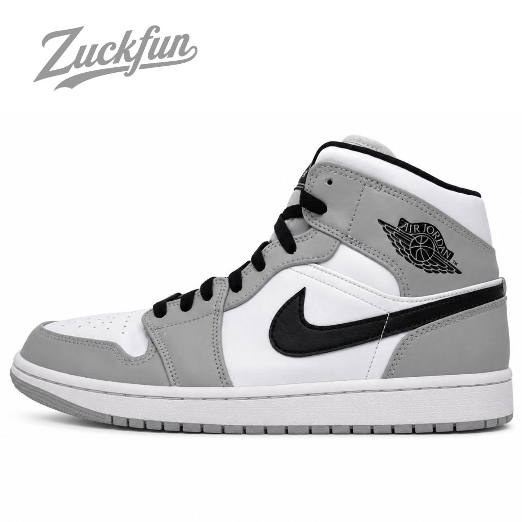 ビックサイズ 29cm NIKE AIR JORDAN 1 MID LIGHT SMOKE GREY WHITE 