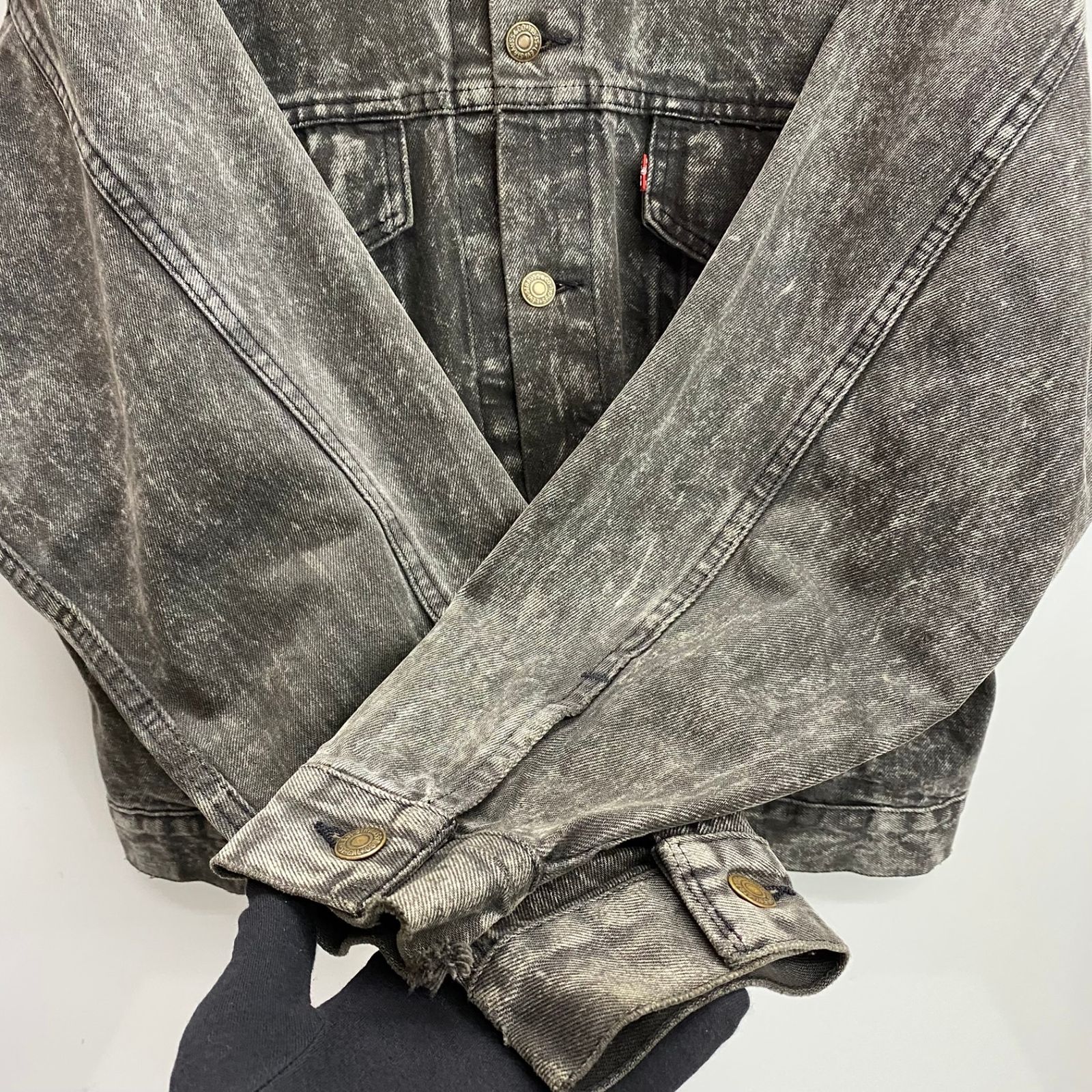 リーバイス Levi's 80's 70507 後染め USA製 ブラックデニム 70507