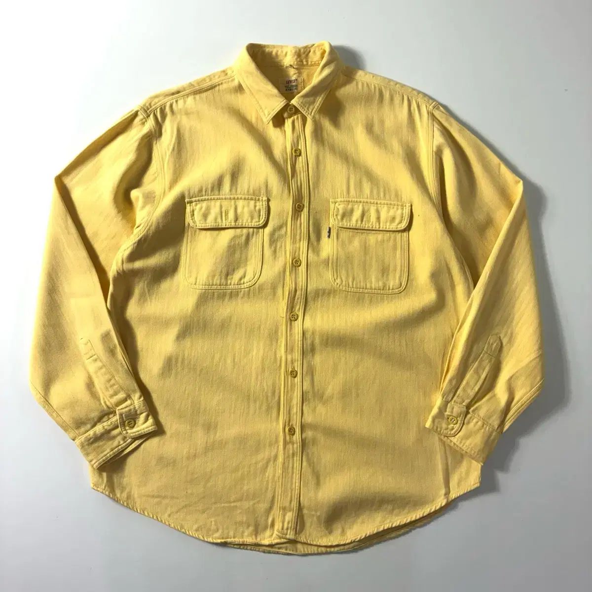 リーバイス リーバイス ツーポケット イェロー コットン シャツ