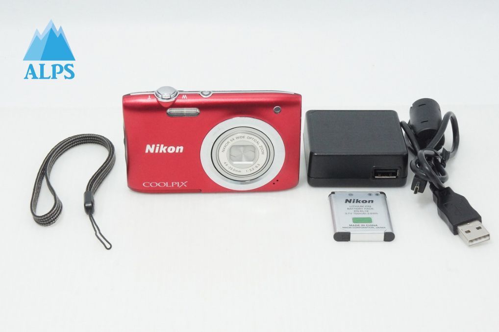 Nikon ニコン COOLPIX A100 コンパクトデジタルカメラ レッド 260427f