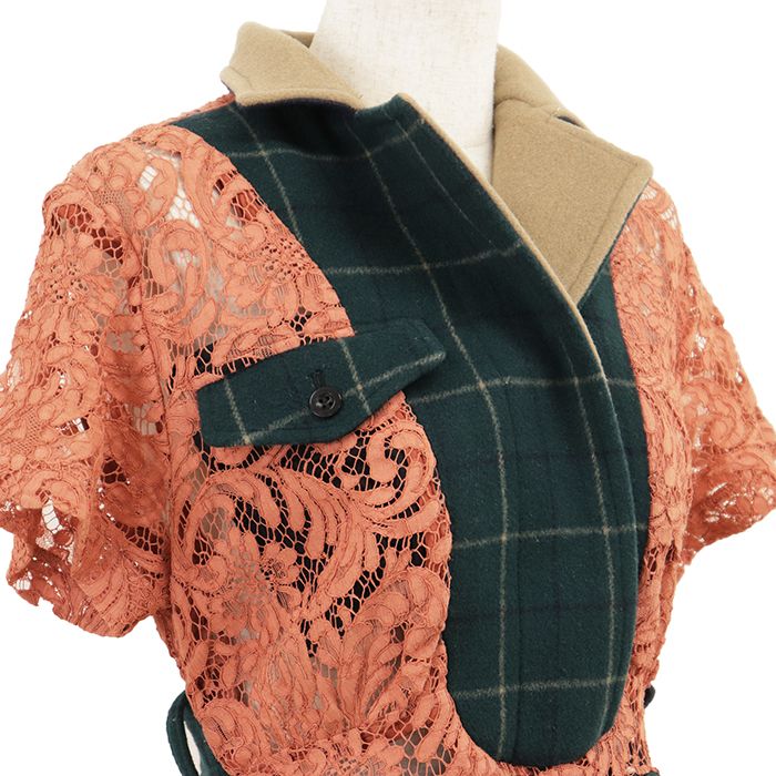 sacai 美品 224,000円 カットアウトドレス ワンピース サイズ1 SALE【極美品】Sacai サカイ ショートスリーブドレス サイズ 1