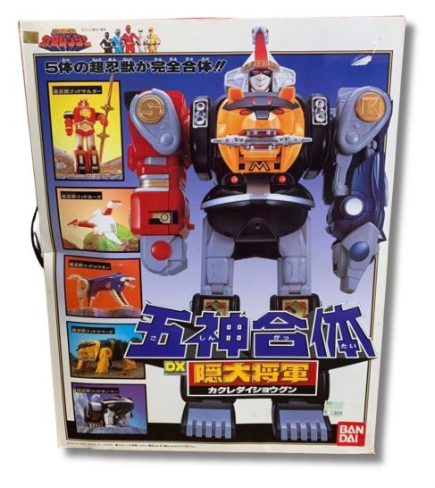美品 DX バンダイ　超合金　忍者戦隊カクレンジャー　五神合体 DX隠大将軍