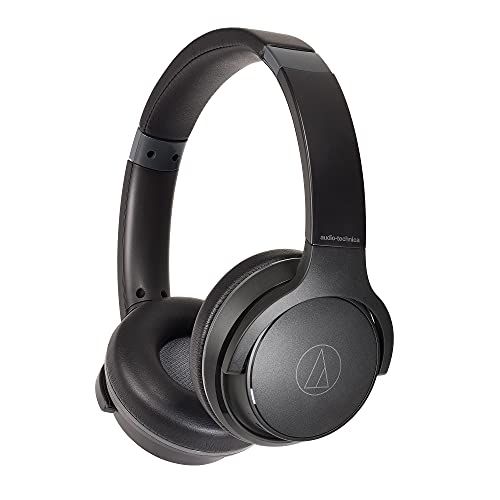 オーディオテクニカ ATH-S220BT BK ワイヤレスヘッドホン bluetooth 最大60時間再生 急速充電 低遅延モード マルチポイント対応 オンイヤーヘッドホン 薄型 国内正規品 ATH-S220BT BK ブラックe f2ab4bad