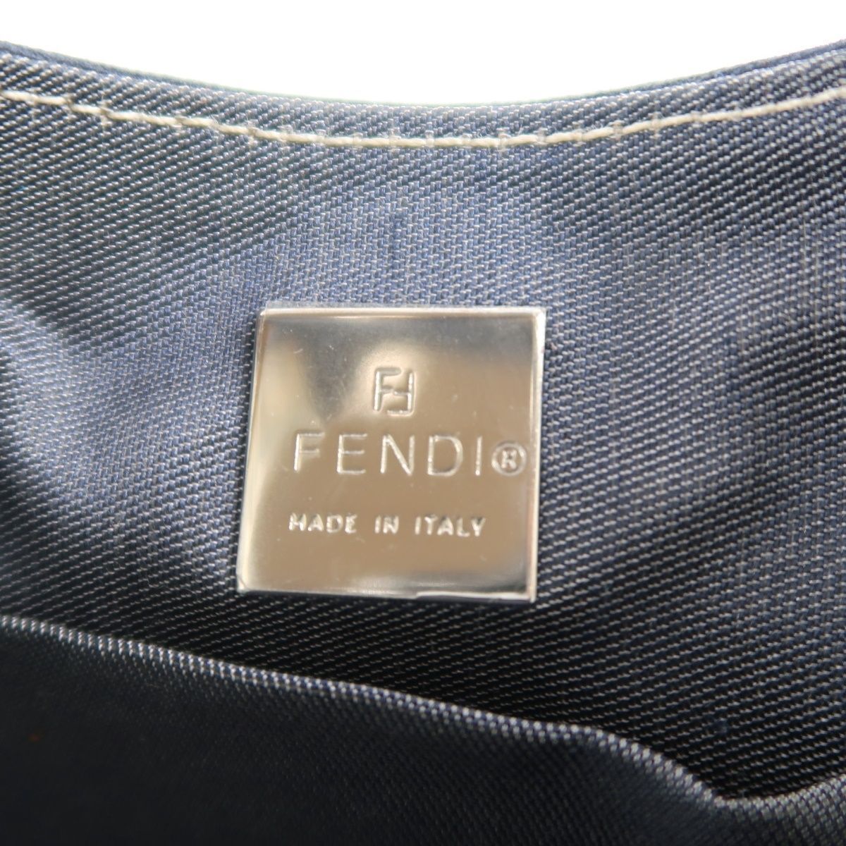 超美品】FENDI フェンディ イタリア製 マンマバケット マーブル デニム 