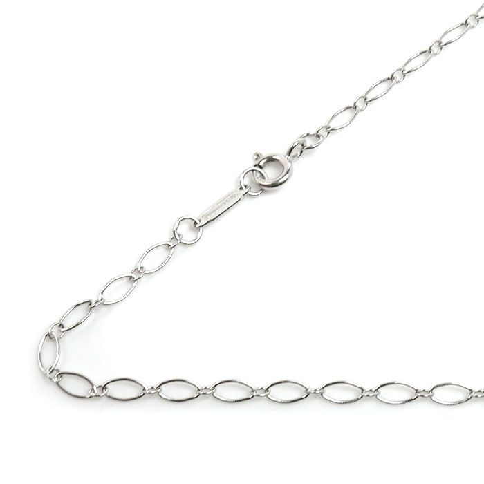TIFFANY&Co. ティファニー K18WG ホワイトゴールド オーバルリンク