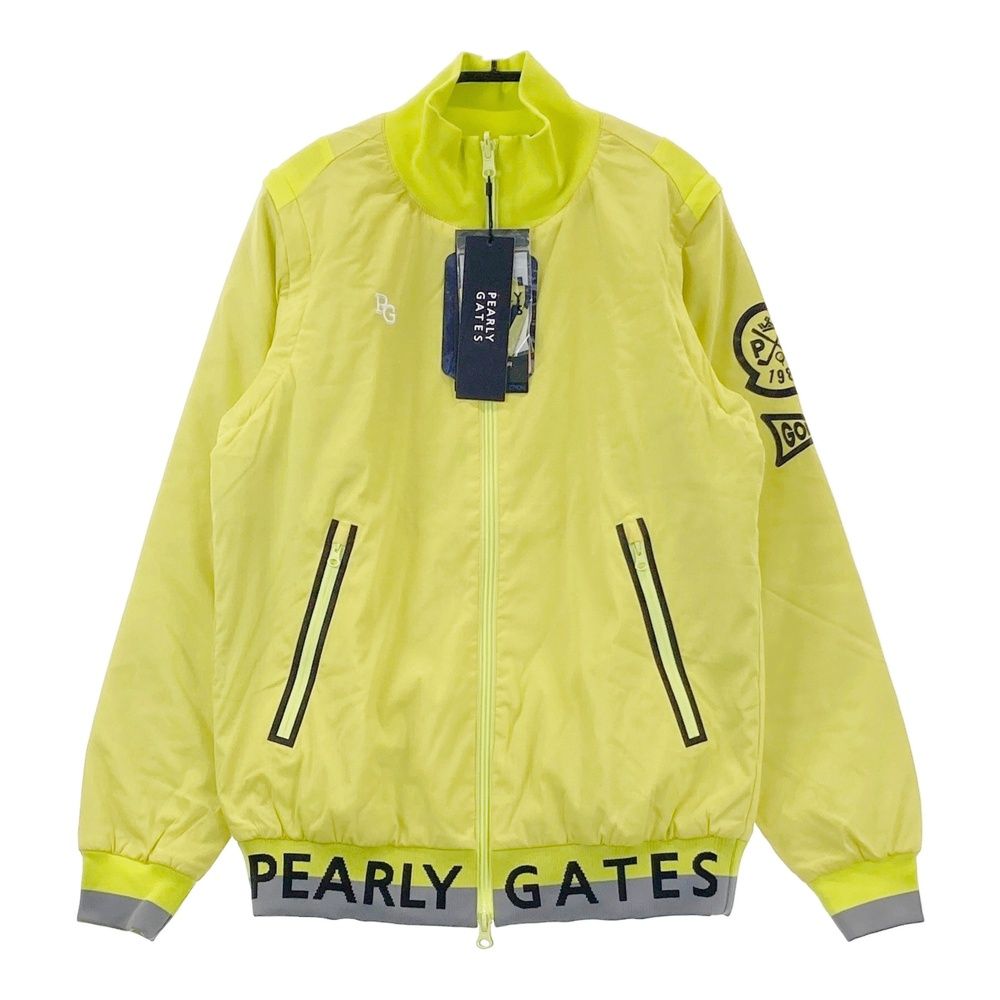 サイズ：0 PEARLY GATES パーリーゲイツ リバーシブル 2WAY 中綿ジャケット イエロー系 [240101648348] ゴルフウェア レディース ストスト