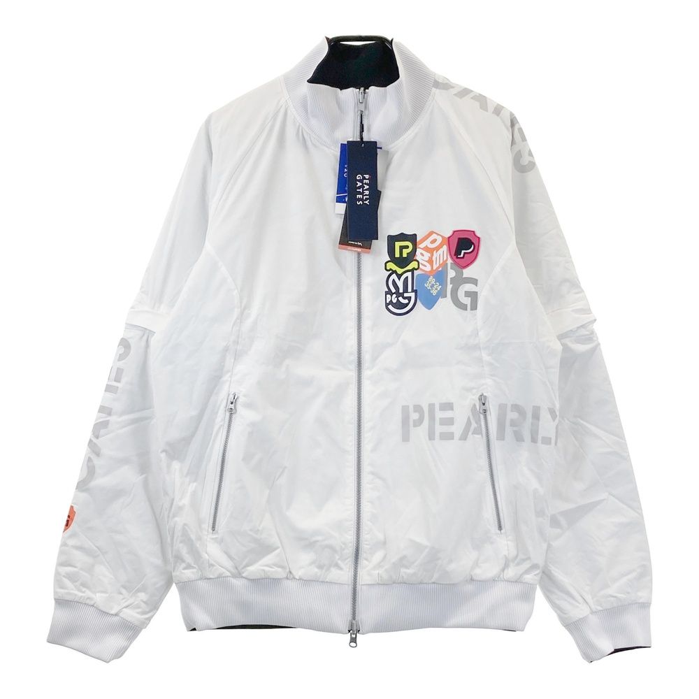 サイズ：6 PEARLY GATES パーリーゲイツ 2024年モデル リバーシブル 2WAY 中綿ジャケット ホワイト系 [240101655964] ゴルフウェア メンズ ストスト