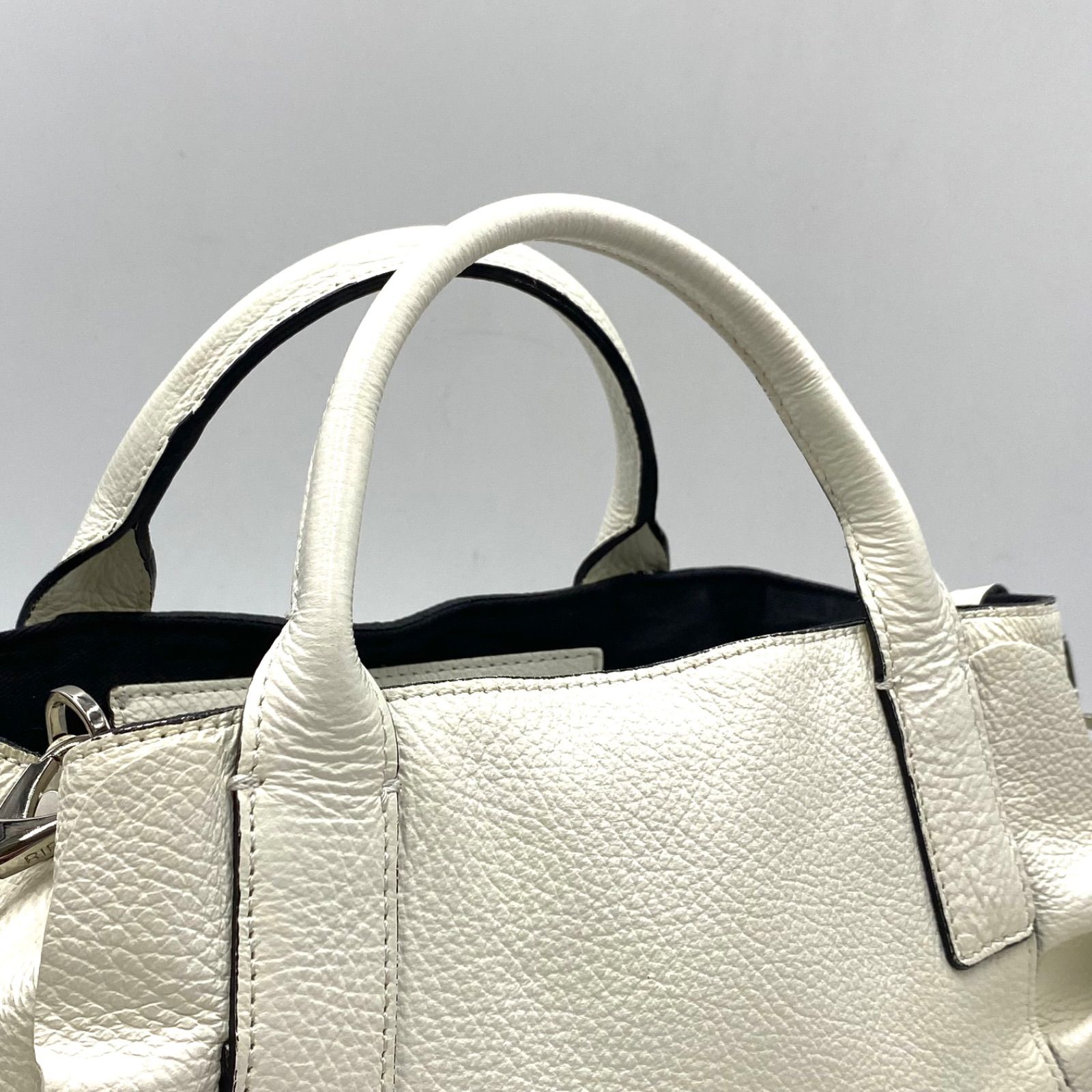 RIPANI リパーニ フリル ショルダーバッグ ハンドバッグ 2WAYバッグ 