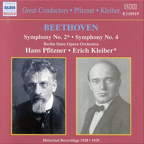 【CD】ベートーヴェン:交響曲第2番, 第4番(クライバー/プフィッツナー)(1928-1929)