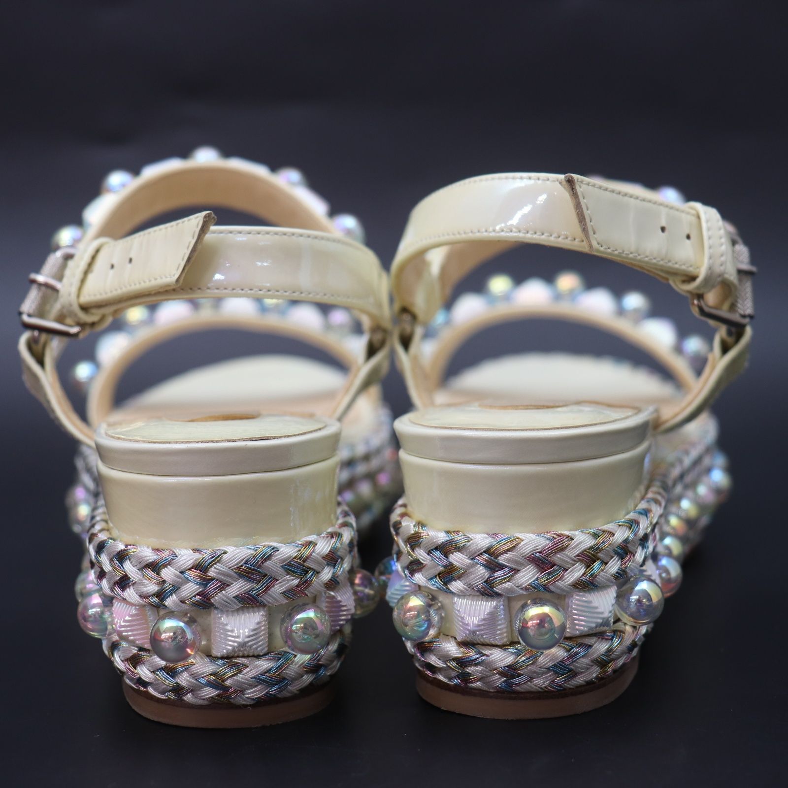 クリスチャンルブタン サンダル 38 ITZUO3PSGP38 Christian louboutin クリスチャンルブタン CATACLOU 60