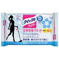 クイックルワイパ立体吸着ウェット16枚*20P 【花王】