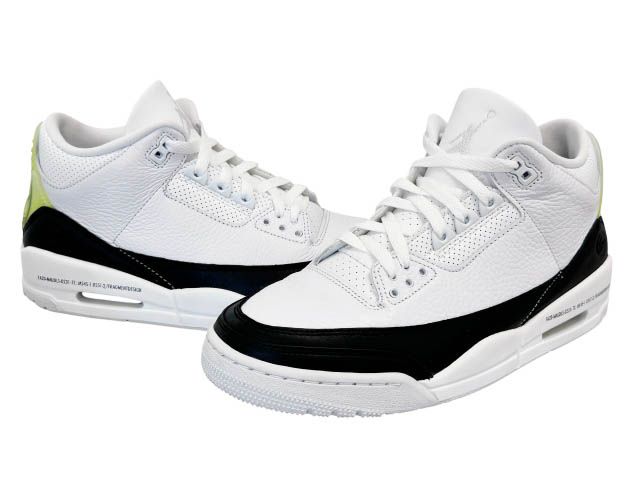 ナイキ NIKE ×fragment design フラグメント デザイン AIR JORDAN 3 RETRO SP White エア ジョーダン レトロ ホワイト DA3595-100 27白 ブランド古着ベクトル 中古▲■260520
