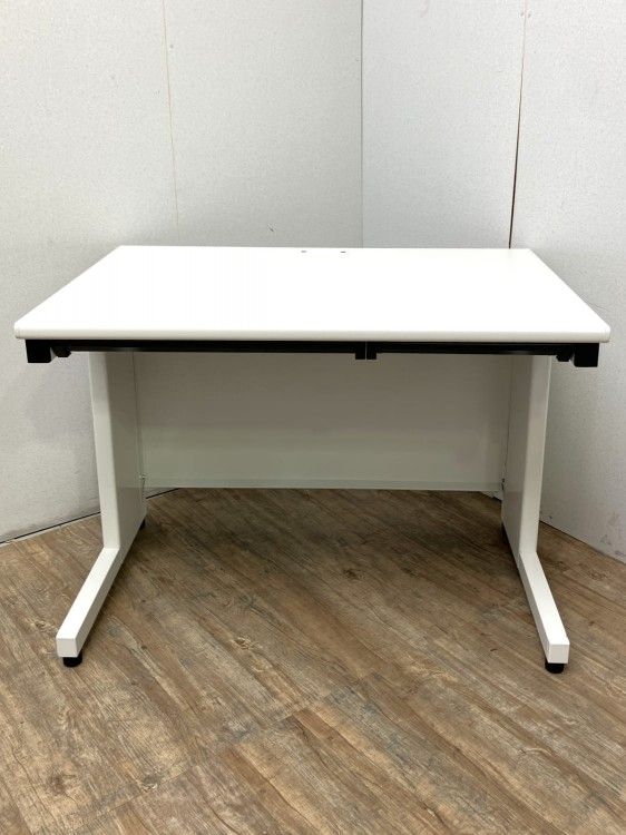 【中古品】プラス フラットラインシリーズ 1000平デスク SP-T107 W ホワイト