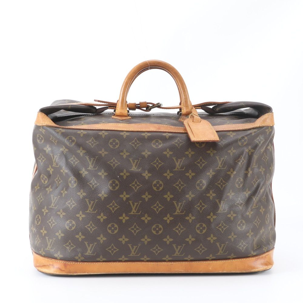 美品 ルイヴィトン モノグラム クルーザーバッグ 45 M41138 レザー ボストン バッグ 出張 旅行 トート A4 メンズ WER EB16-9【中古】