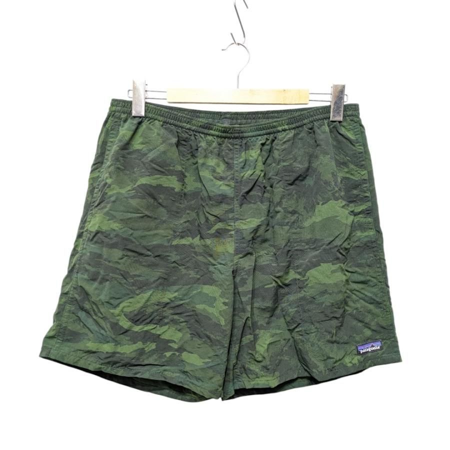 Patagonia パタゴニア Baggies Longs バギーズパンツ ショーツ ショートパンツ 58033FA17 グリーン系 ナイロン サイズL 65206