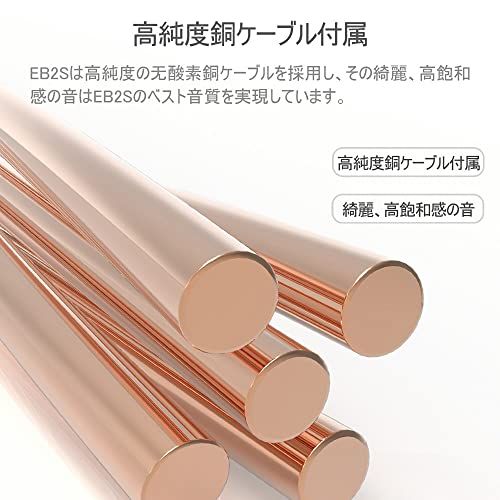 ☆新品☆NICEHCK EB2S 15.4mmダイナミックドライバ インナーイヤー型イヤホン 日本LPC振動板 1DD シンプルでクラシックなデザイン アルミニウム合金筐体 3.5mmバランスプラグ 高純度銅ケーブル付属 上位音質 HIFI c37e1bd6