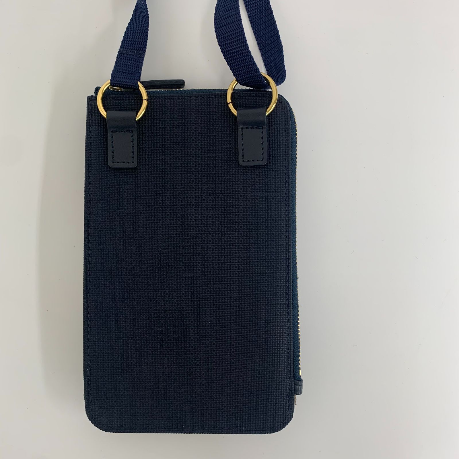 極美品】ブルーレーベルクレストブリッジ スマホショルダー ポシェット 