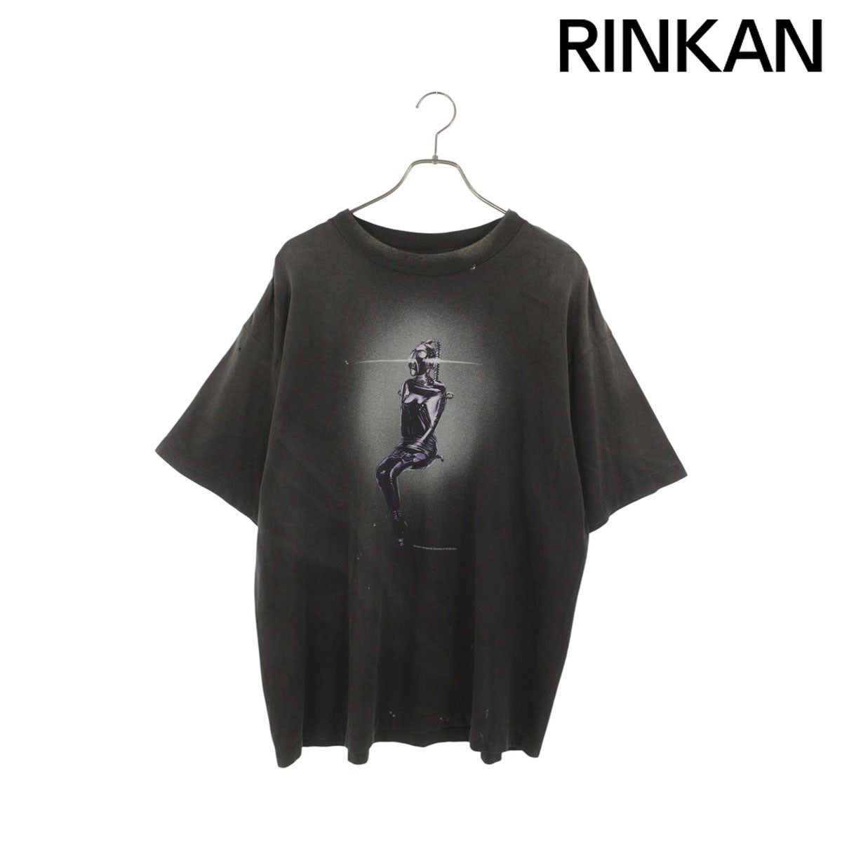 セントマイケル SM-HR1-0000-C75 SORAYAMAプリントヴィンテージ加工Tシャツ メンズ L