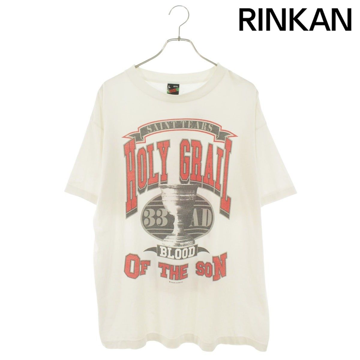 セントマイケル SM-A22-0000-048 HOLYGRAILプリントTシャツ メンズ L