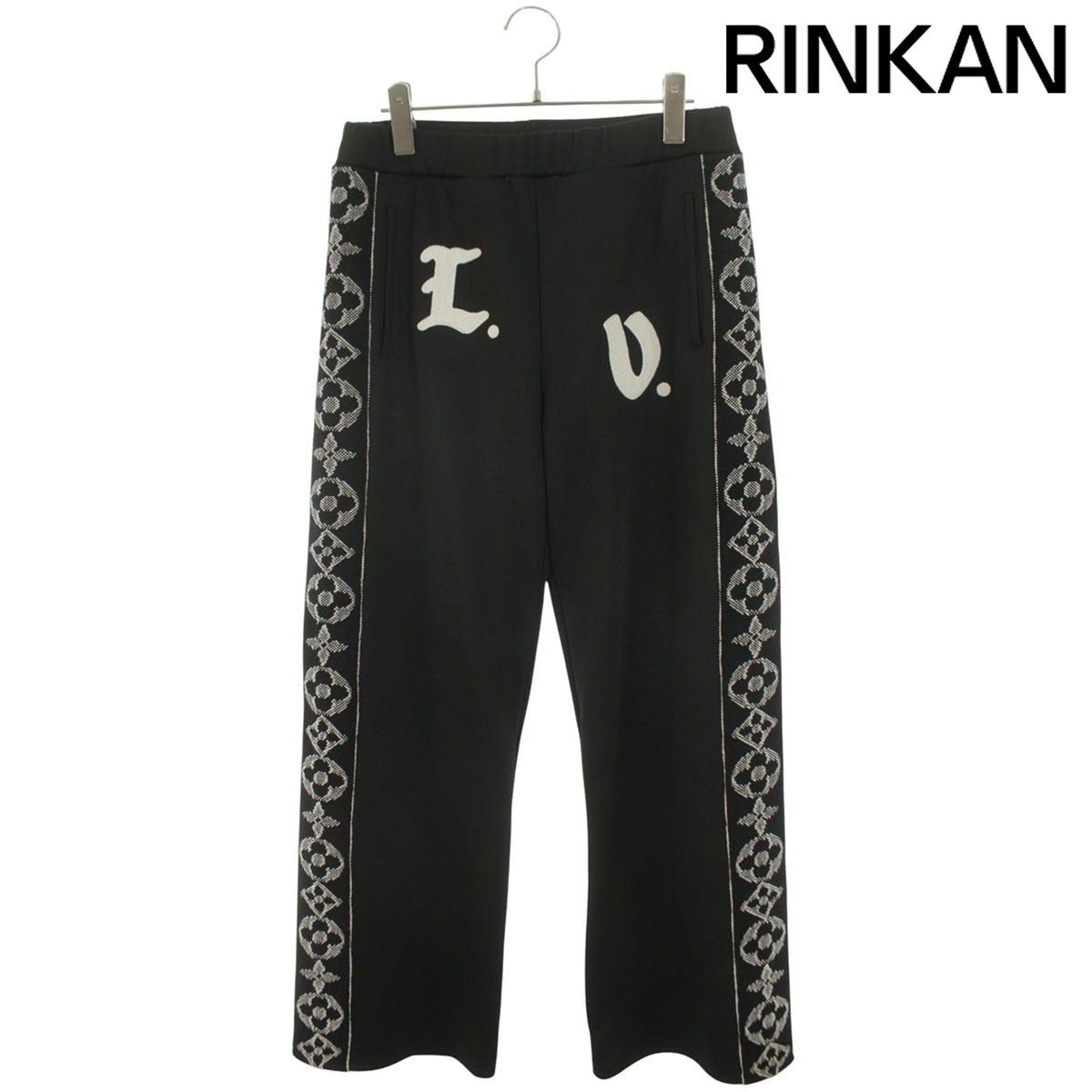 ルイヴィトン 21AW RM212 ZSC HLY93W フラワーバンドサイドライントラックロングパンツ メンズ S