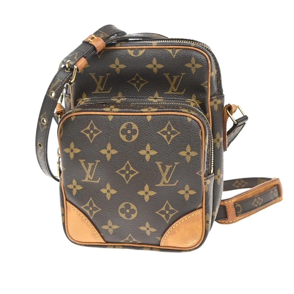 LOUIS VUITTON ルイ・ヴィトン アマゾン ショルダーバッグ モノグラム レザー M45236