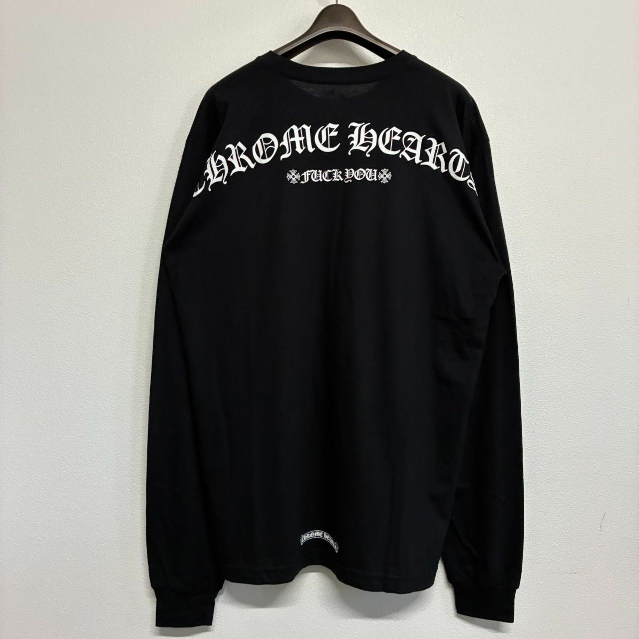 CHROME HEARTS CH クロス ブラック ロンT FUCK YOU CHROME HEARTS CH クロス ブラック ロンT FUCK YOU Chrome Hearts