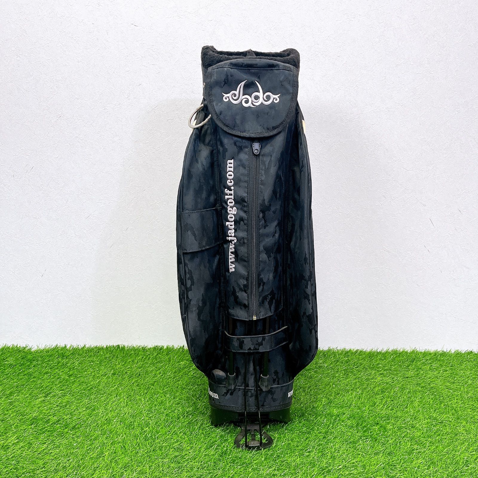 JADO ジャド　限定80本　スタンドキャディバッグ 9型 カモ柄 ブラック JADO ジャド 限定80本 スタンドキャディバッグ 9型 カモフラ柄