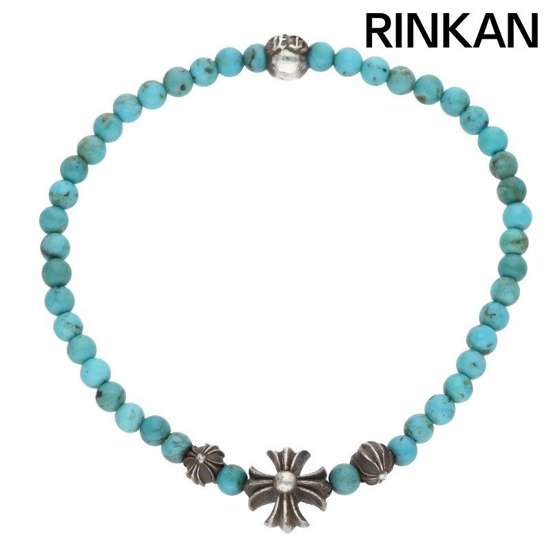 クロムハーツ 4mm BEAD/4mmビーズブレス BEAD4mmターコイズビーズブレスレット メンズ
