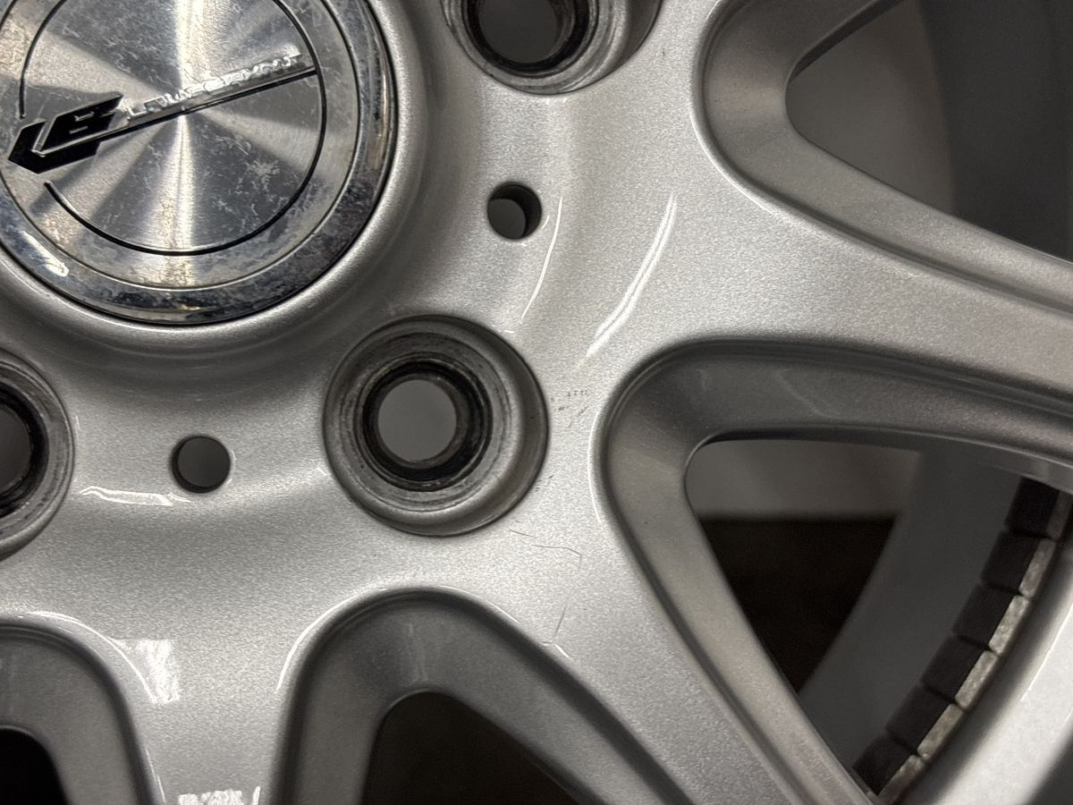 美品 バリ溝】LAUFBAHN 15in 6J +52 PCD114.3 ダンロップ ウィンター
